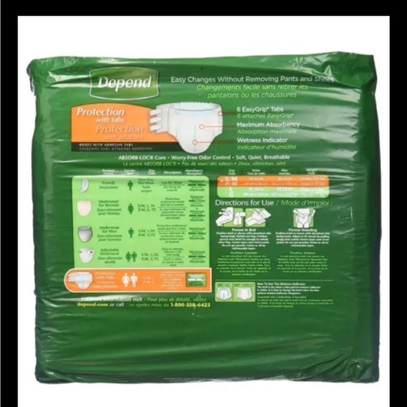 Depend Medium Incontinence Pants, 20 Count - 1 Pack NWT - Picture 2 of 4